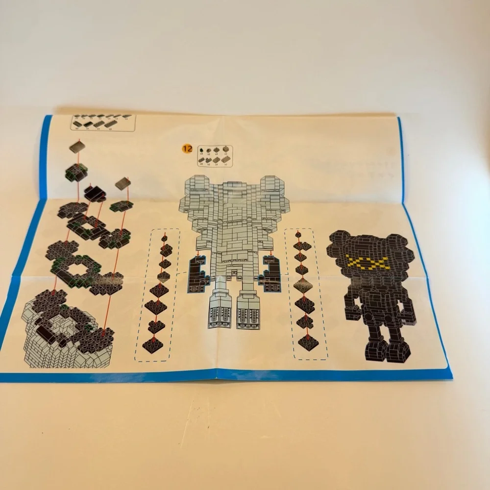 Wise‎ Hawk Micro Building Blocks - Artistic/Bear Style (774 Pieces)
